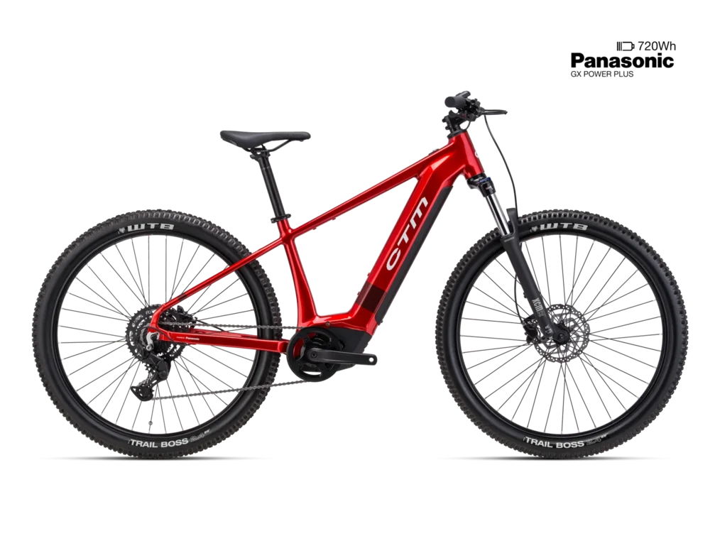 Elektrický horský bicykel CTM PULZE GX - červená