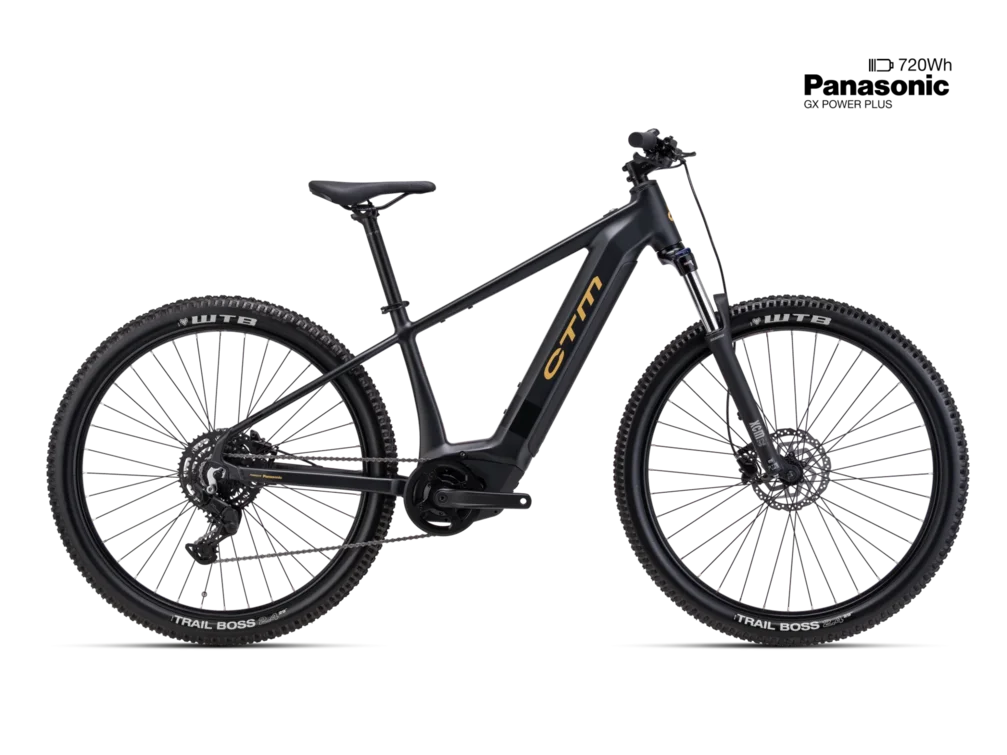 Elektrický horský bicykel CTM PULZE GX - matná čierna