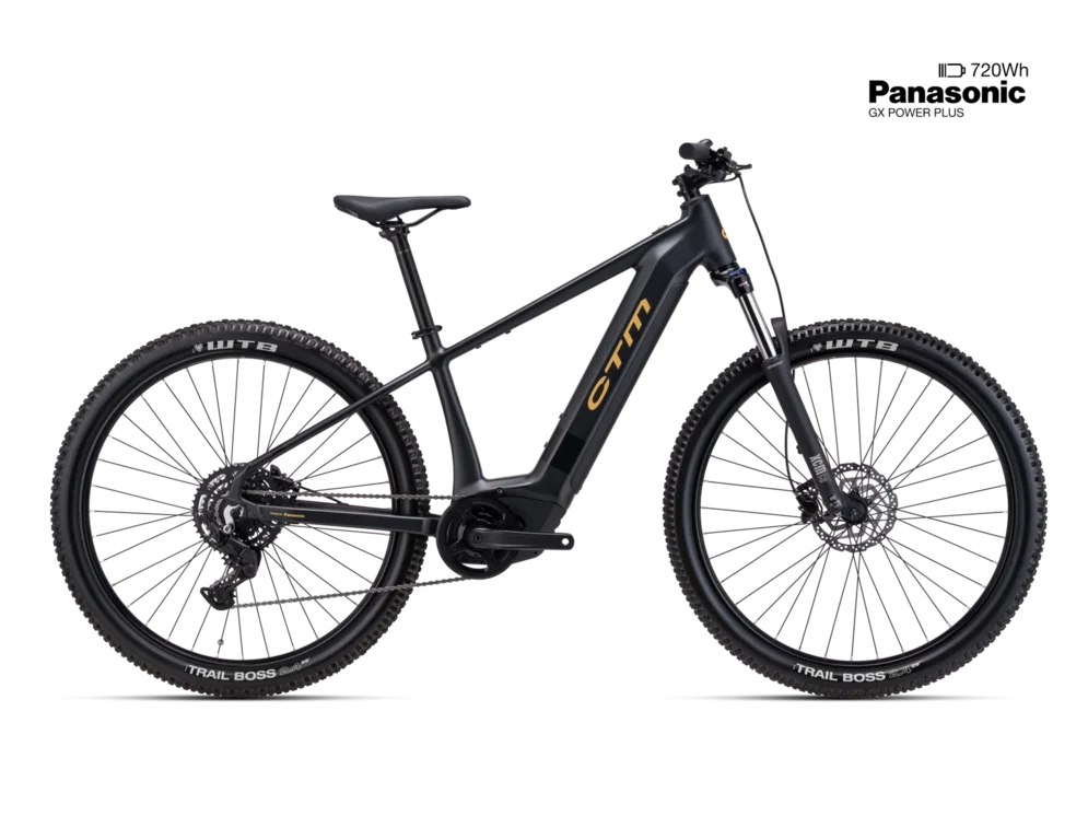 Elektrický horský bicykel CTM PULZE GX - matná čierna