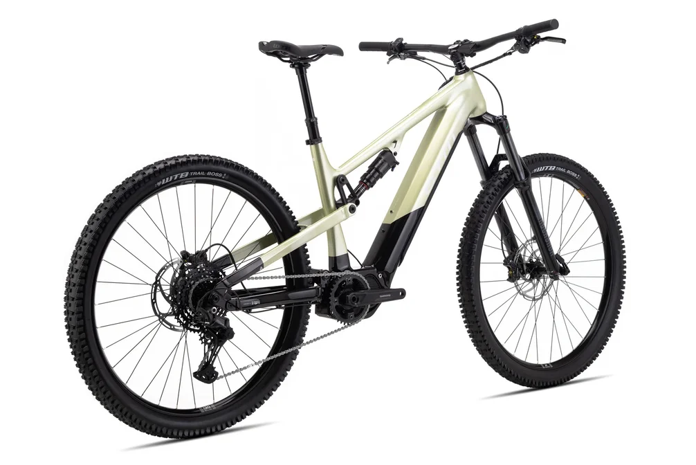 Elektrický horský bicykel CTM REZIST COMP - čierna/svetlá zlatá