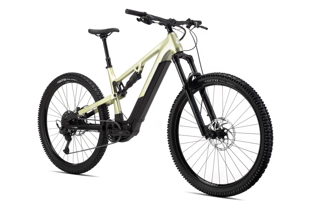Elektrický horský bicykel CTM REZIST COMP - čierna/svetlá zlatá