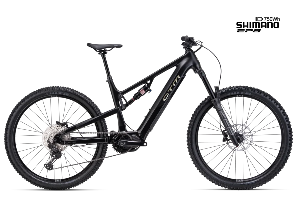 Elektrický horský bicykel CTM REZIST Pro - čierna