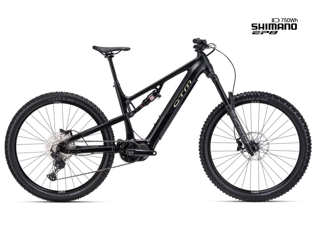 Elektrický horský bicykel CTM REZIST Pro - čierna