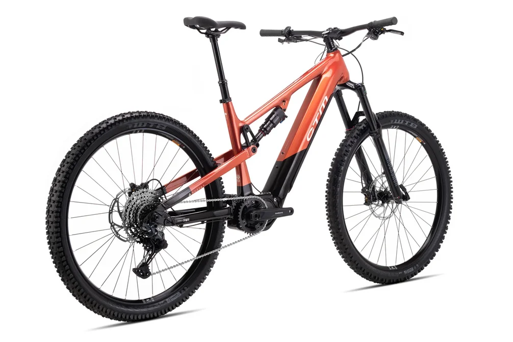 Elektrický horský bicykel CTM REZIST XPERT - čierna/tehlová