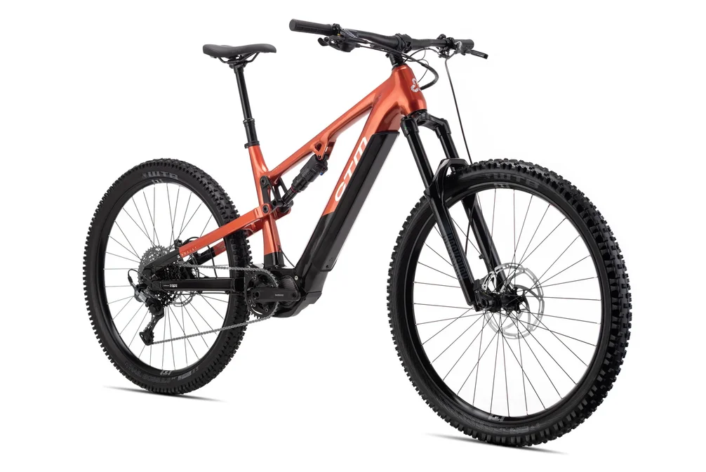 Elektrický horský bicykel CTM REZIST XPERT - čierna/tehlová