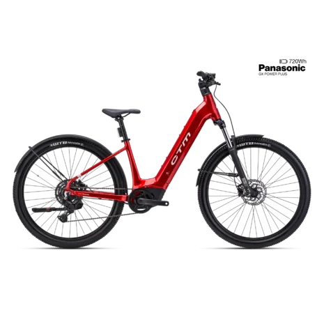 Elektrický horský bicykel CTM ROXXY GX Allroad - červená