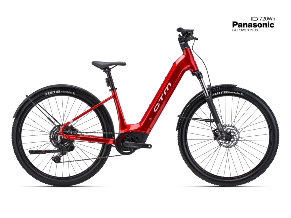 Elektrický horský bicykel CTM ROXXY GX Allroad - červená