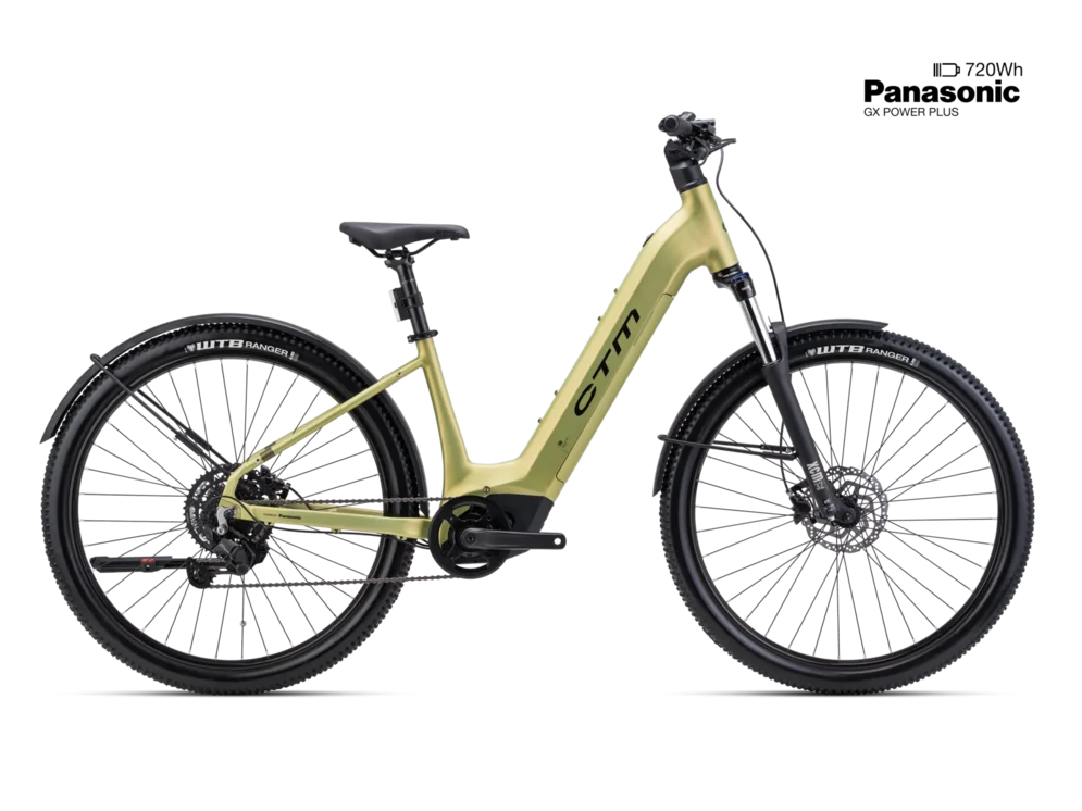 Elektrický horský bicykel CTM ROXXY GX Allroad - matná zlatá