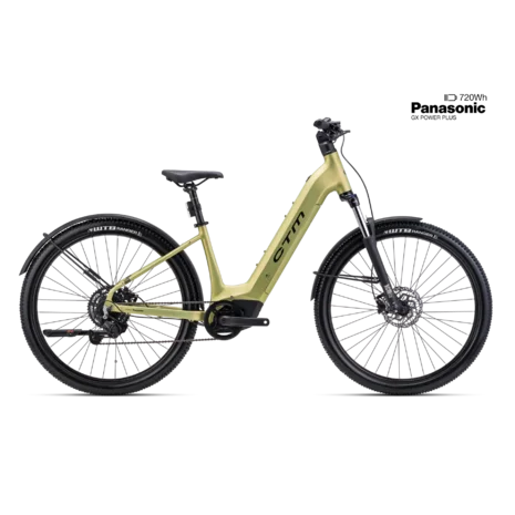 Elektrický horský bicykel CTM ROXXY GX Allroad - matná zlatá