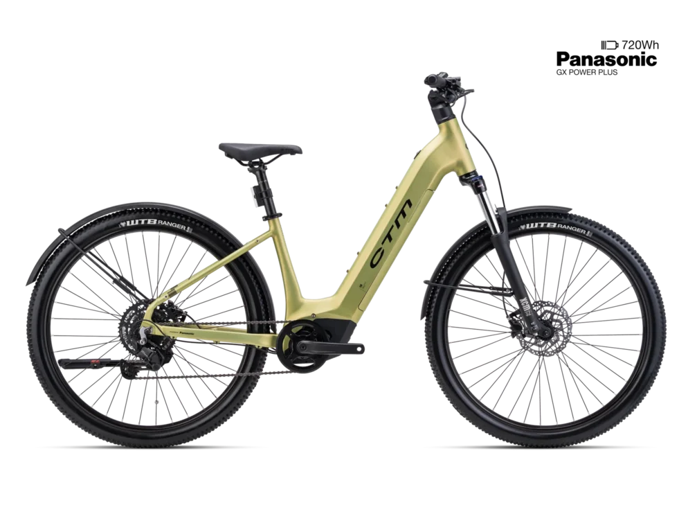 Elektrický horský bicykel CTM ROXXY GX Allroad - matná zlatá