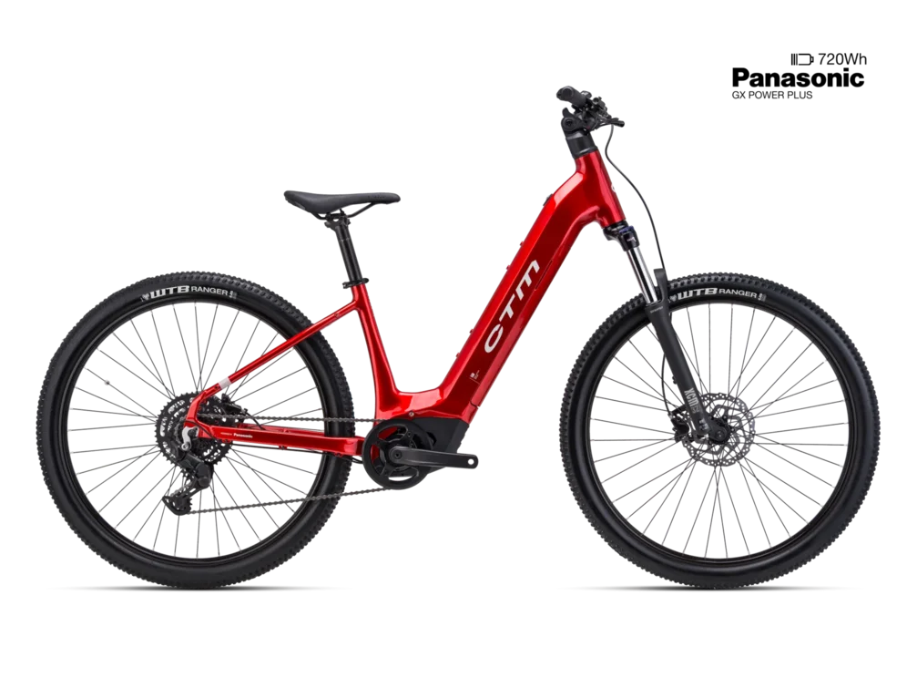 Elektrický horský bicykel CTM ROXXY GX - červená