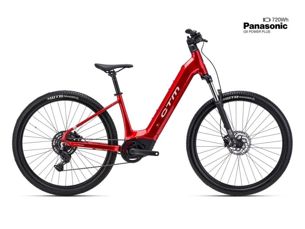 Elektrický horský bicykel CTM ROXXY GX - červená