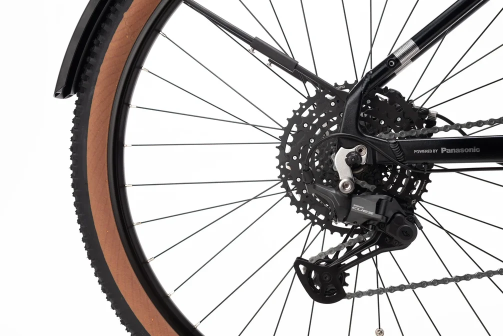 Elektrický horský bicykel CTM ROXXY GX Pro Allroad - matná čierna
