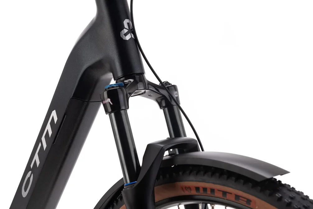 Elektrický horský bicykel CTM ROXXY GX Pro Allroad - matná čierna