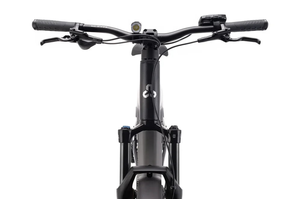 Elektrický horský bicykel CTM ROXXY GX Pro Allroad - matná čierna