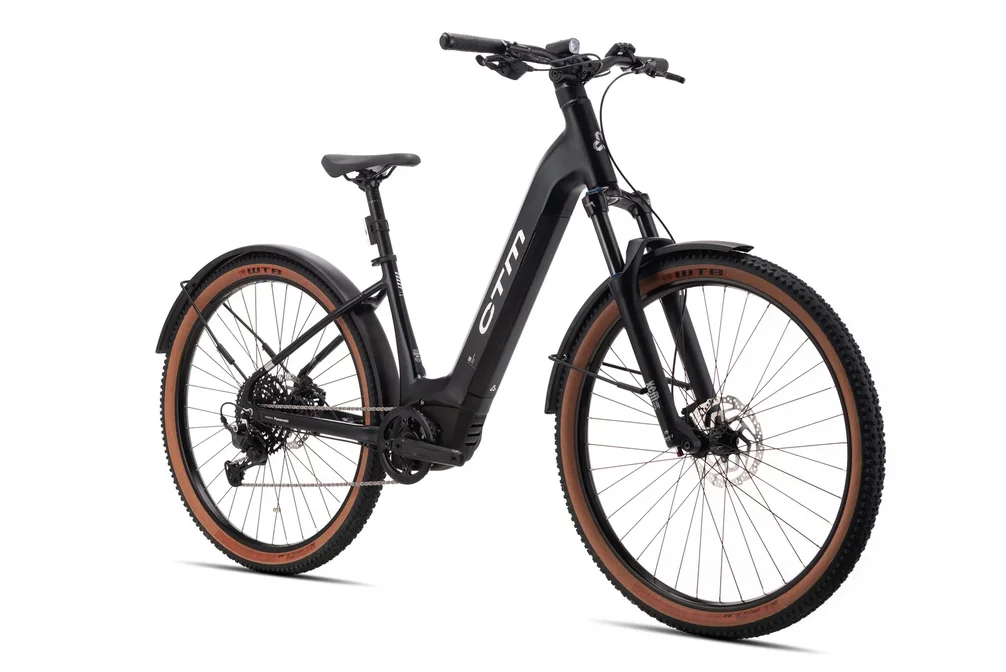 Elektrický horský bicykel CTM ROXXY GX Pro Allroad - matná čierna