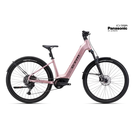 Elektrický horský bicykel CTM ROXXY GX Pro Allroad - staroružová