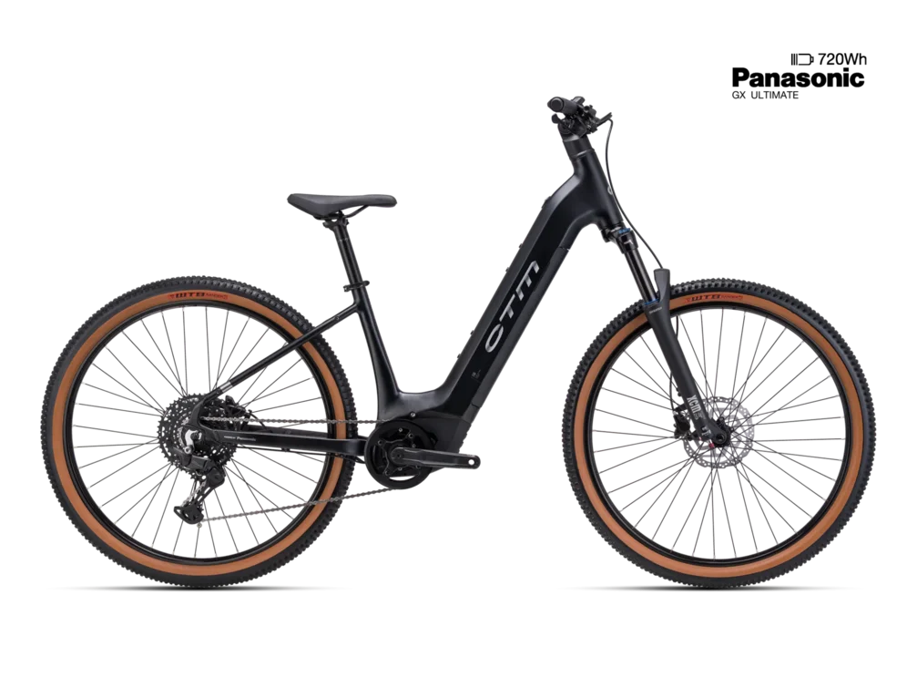 Elektrický horský bicykel CTM ROXXY GX Pro - matná čierna
