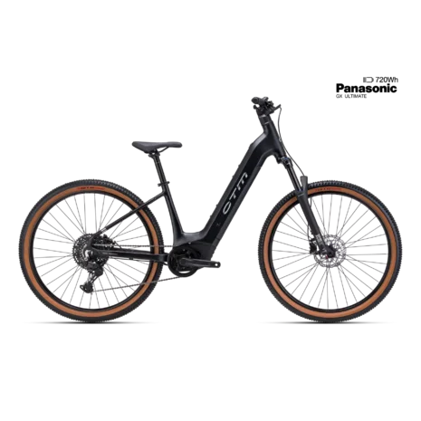 Elektrický horský bicykel CTM ROXXY GX Pro - matná čierna