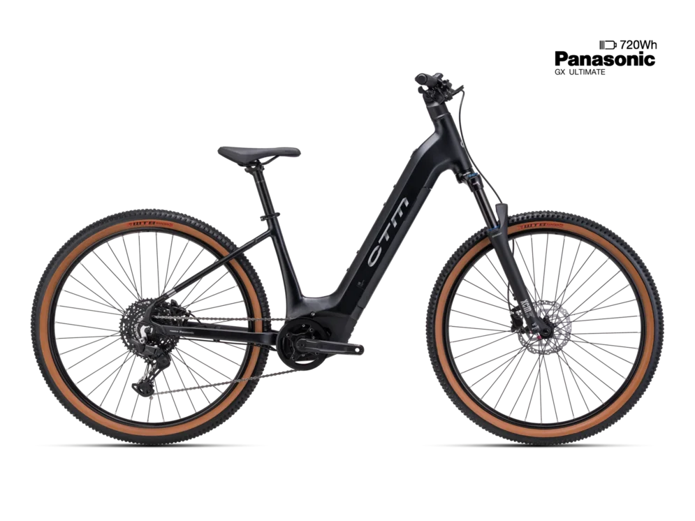 Elektrický horský bicykel CTM ROXXY GX Pro - matná čierna