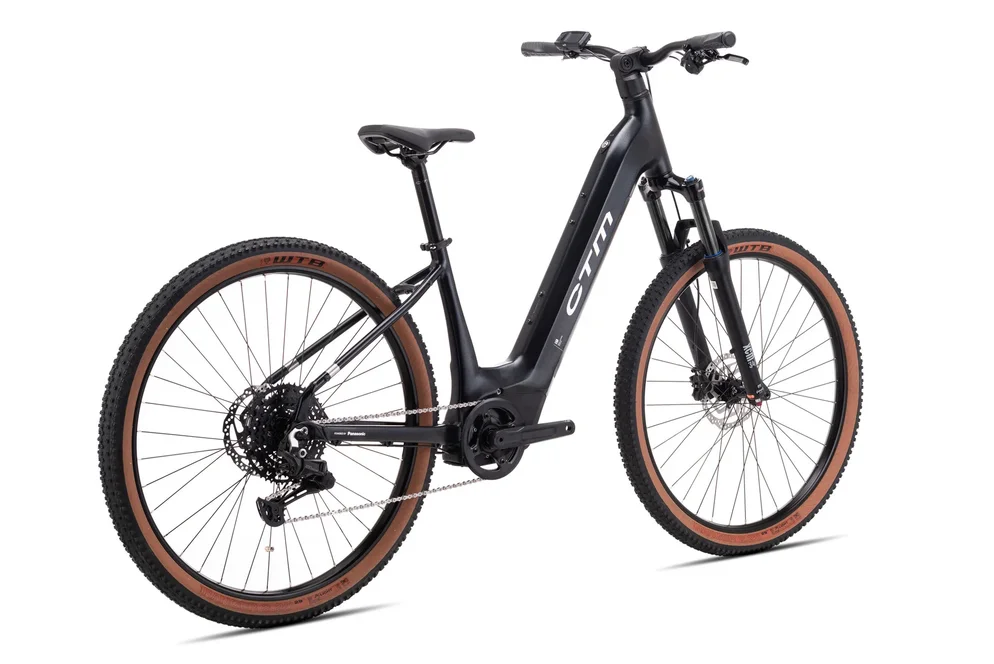 Elektrický horský bicykel CTM ROXXY GX Pro - matná čierna