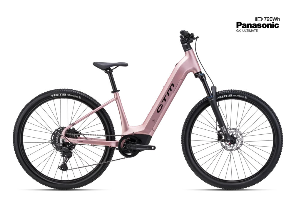 Elektrický horský bicykel CTM ROXXY GX Pro - staroružová