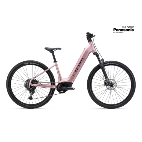 Elektrický horský bicykel CTM ROXXY GX Pro - staroružová
