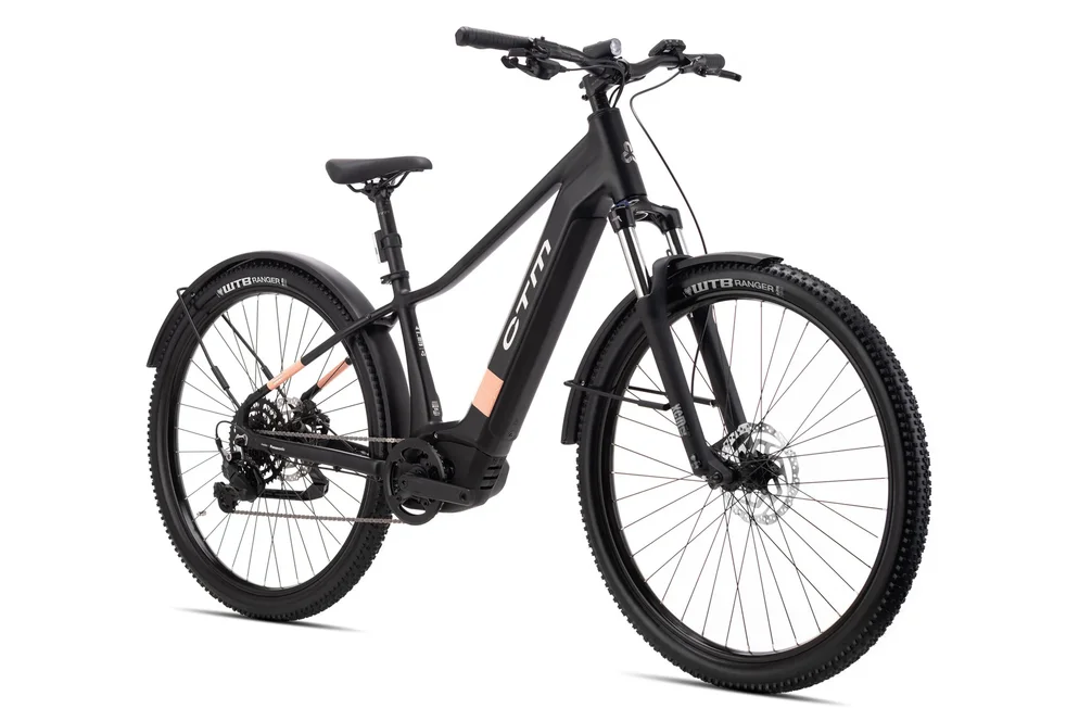 Elektrický horský bicykel CTM RUBY GX Allroad - matná čierna 27,5´´