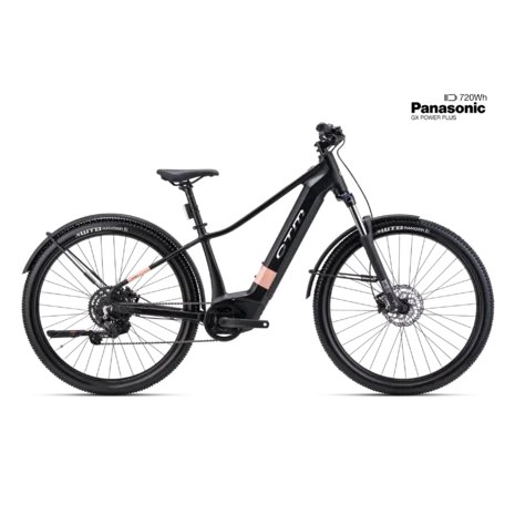 Elektrický horský bicykel CTM RUBY GX Allroad - matná čierna 29´´