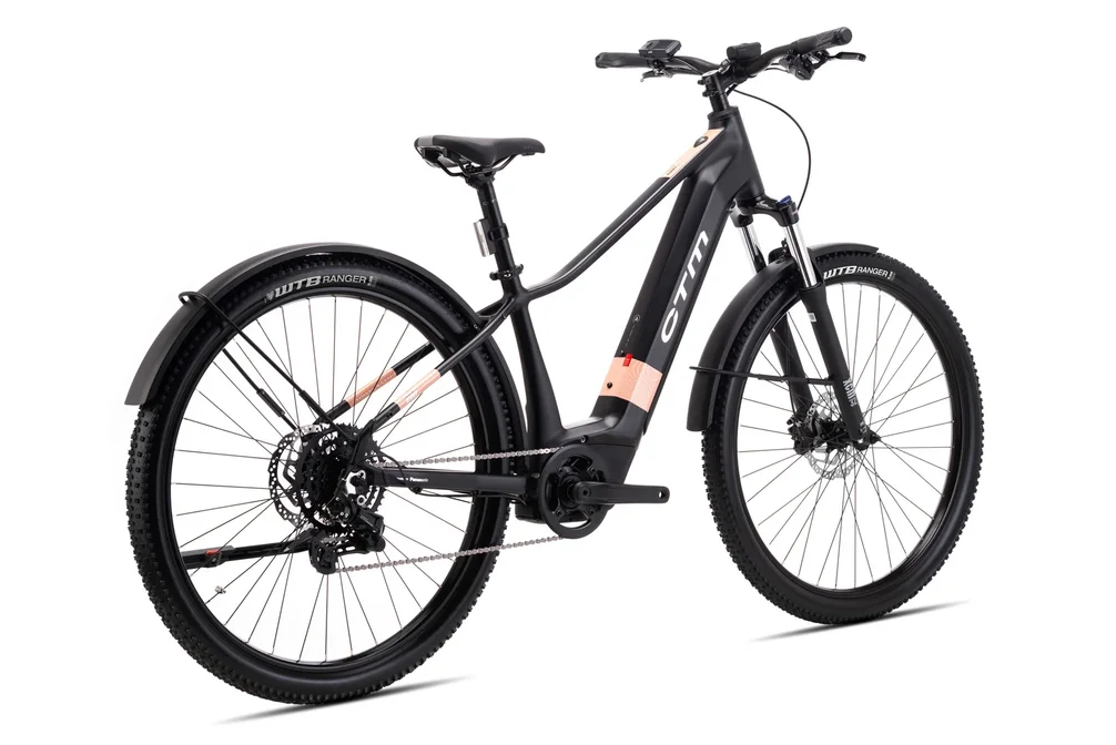 Elektrický horský bicykel CTM RUBY GX Allroad - matná čierna 29´´