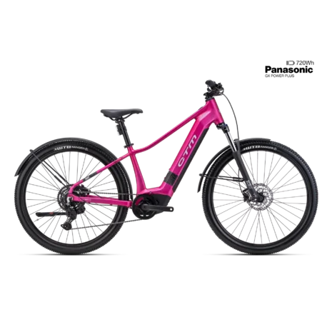 Elektrický horský bicykel CTM RUBY GX Allroad - matná ružová 27,5´´
