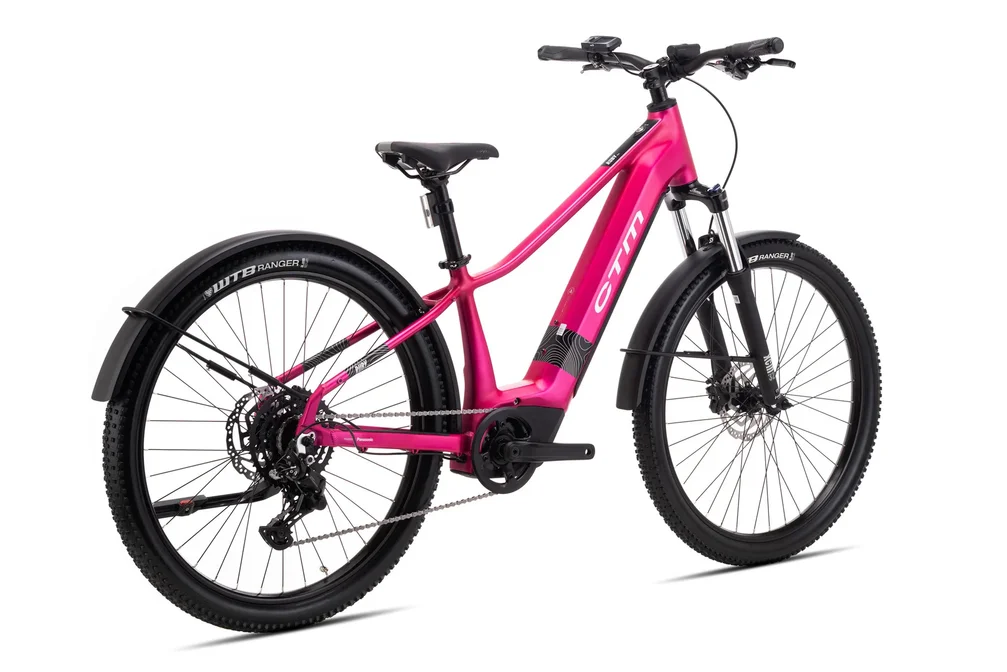 Elektrický horský bicykel CTM RUBY GX Allroad - matná ružová 29´´