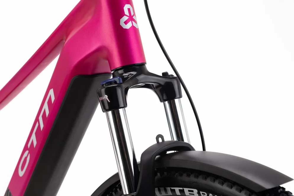 Elektrický horský bicykel CTM RUBY GX Allroad - matná ružová 29´´