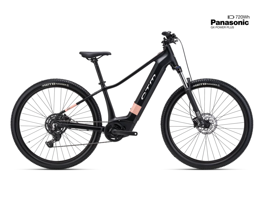 Elektrický horský bicykel CTM RUBY GX - matná čierna