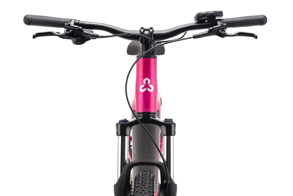 Elektrický horský bicykel CTM RUBY GX - matná ružová