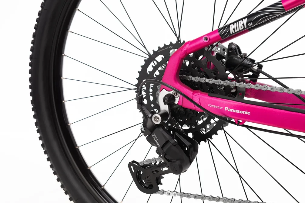 Elektrický horský bicykel CTM RUBY GX - matná ružová