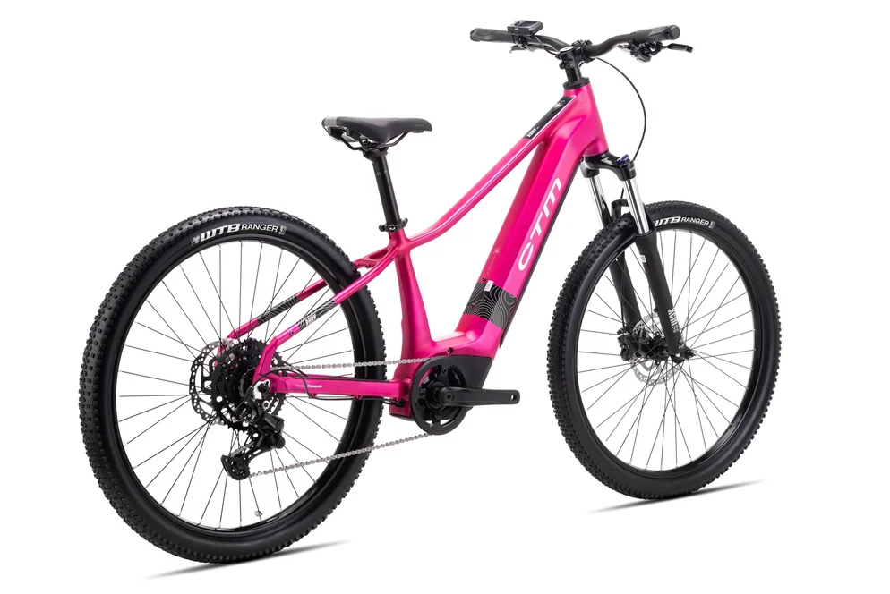 Elektrický horský bicykel CTM RUBY GX - matná ružová
