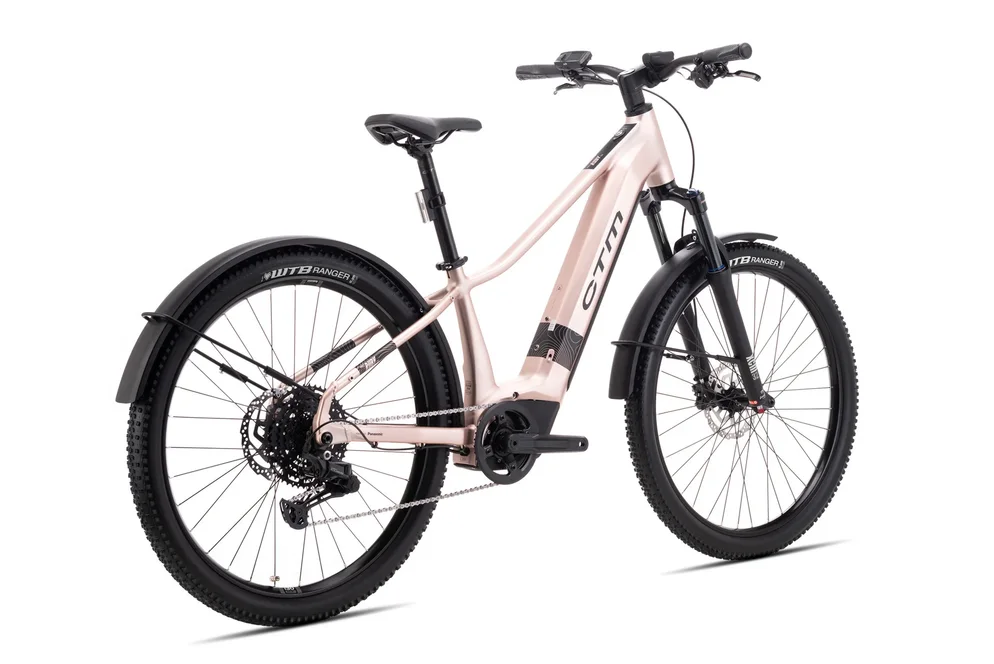 Elektrický horský bicykel CTM RUBY GX Pro Allroad - matná staroružová 29´´