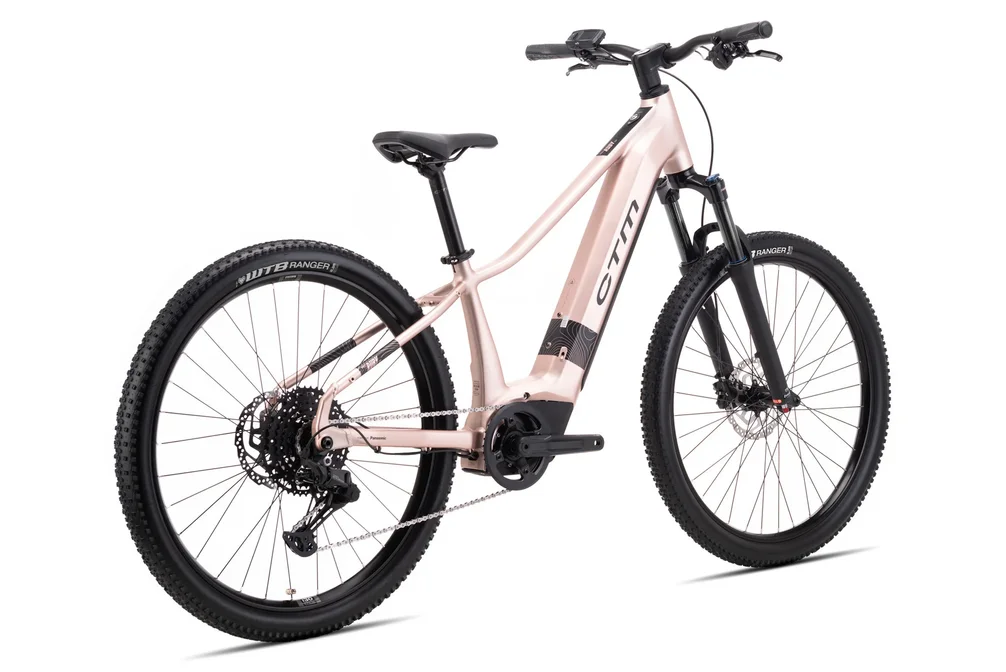 Elektrický horský bicykel CTM RUBY GX Pro - matná staroružová