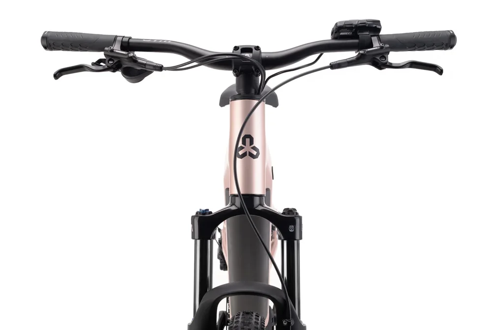 Elektrický horský bicykel CTM RUBY GX Pro - matná staroružová