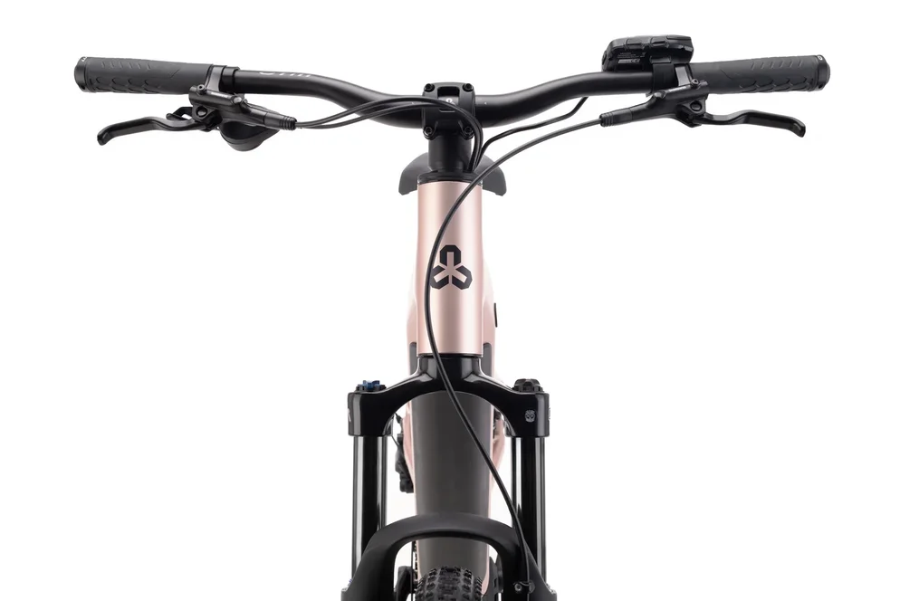 Elektrický horský bicykel CTM RUBY GX Pro - matná staroružová