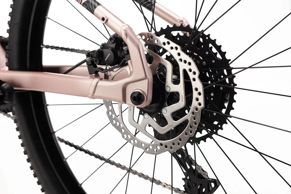 Elektrický horský bicykel CTM RUBY GX Pro - matná staroružová