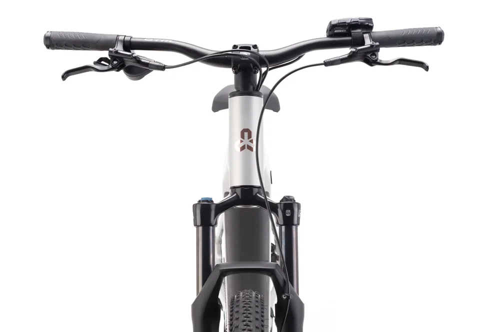 Elektrický horský bicykel CTM RUBY GX Pro - matná strieborná