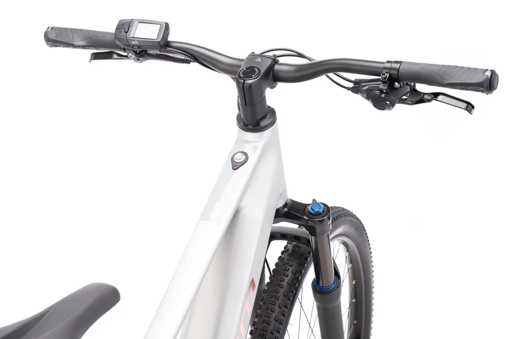 Elektrický horský bicykel CTM RUBY GX Pro - matná strieborná