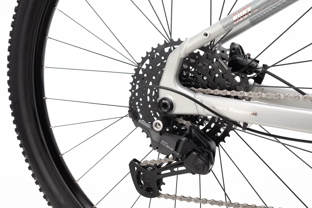 Elektrický horský bicykel CTM RUBY GX Pro - matná strieborná