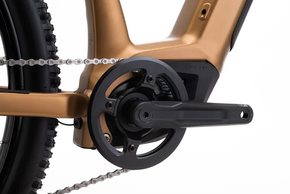 Elektrický horský bicykel CTM WIRE GX - matná zlatá
