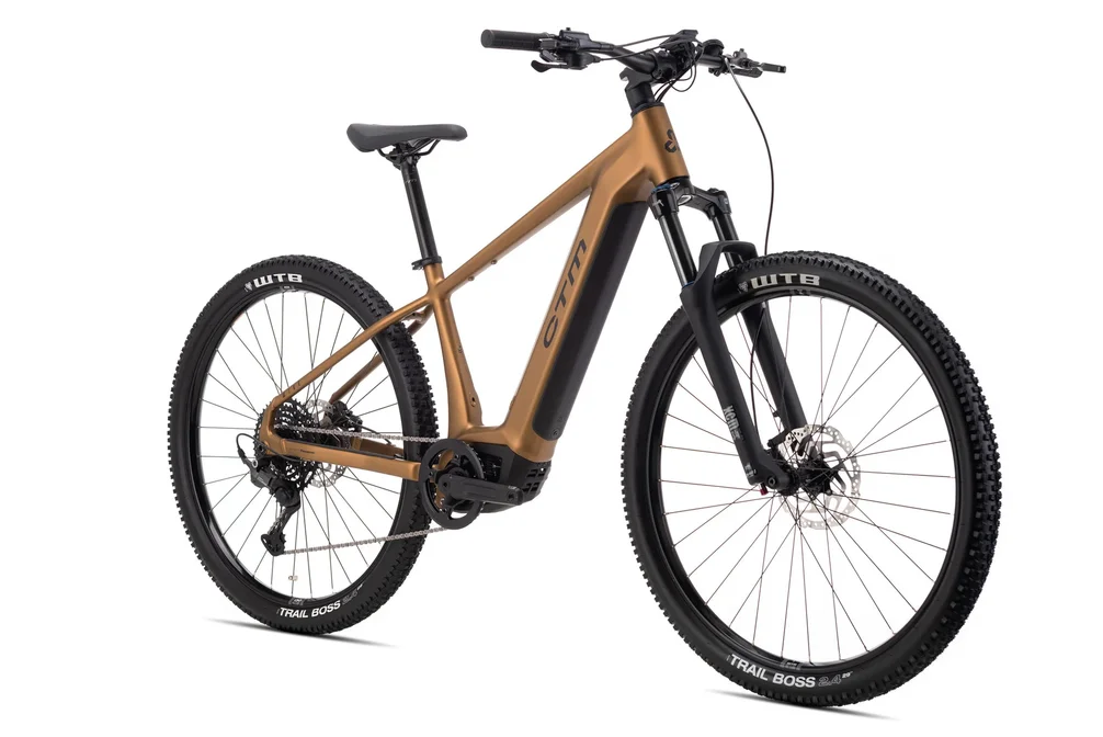 Elektrický horský bicykel CTM WIRE GX - matná zlatá