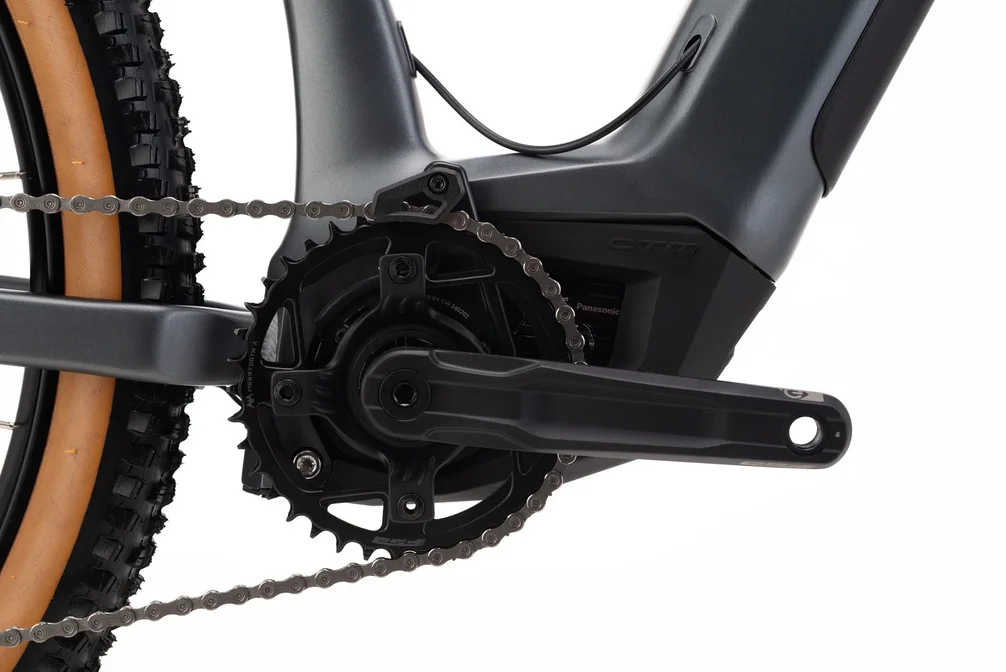 Elektrický horský bicykel CTM WIRE GX Pro - matná antracitová