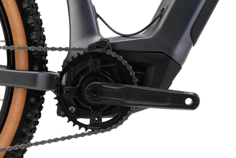 Elektrický horský bicykel CTM WIRE GX Pro - matná antracitová