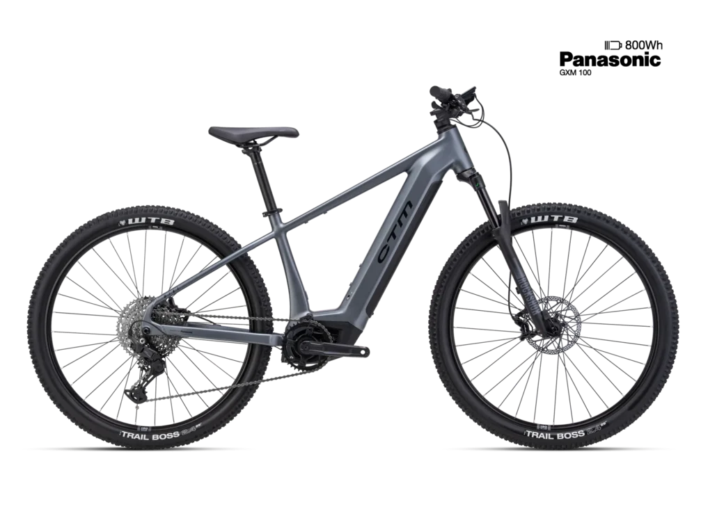 Elektrický horský bicykel CTM WIRE GX XPERT - matná šedá